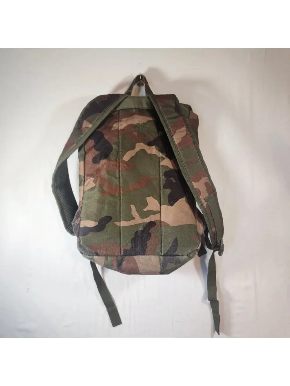 Herschel Supply Co Iona Backpack Camo Woodland Green Brown Canvas Daypack Bag